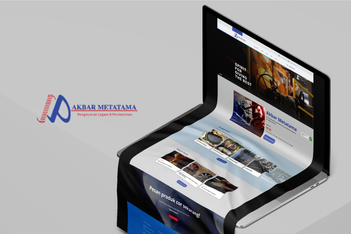Tampilan Website Thumbnail Akbar Metatama