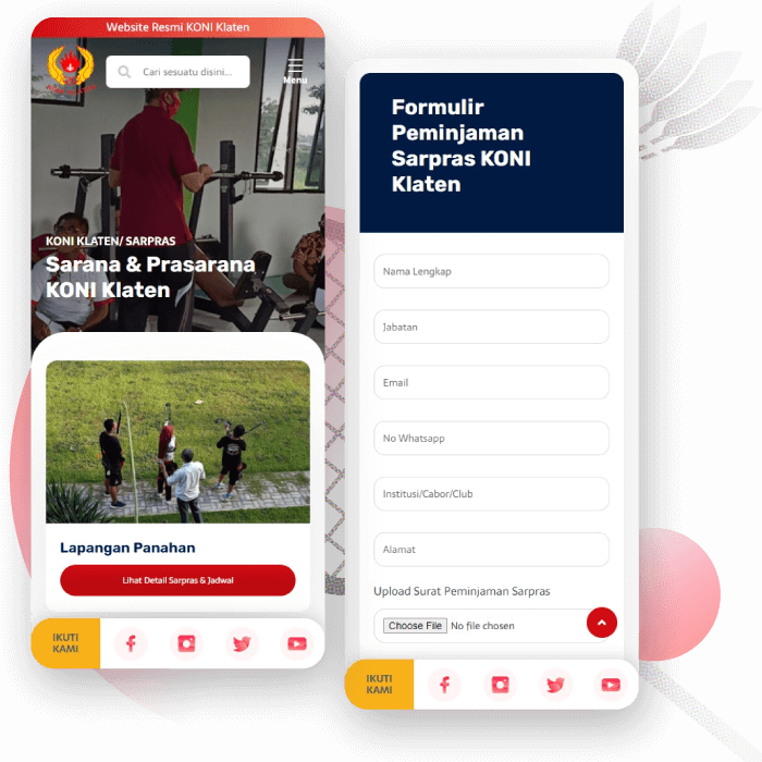 fitur-sarpras-web-koni Mengetahui fasilitas olahraga dan jadwal penggunaan dengan Fitur Sarpras