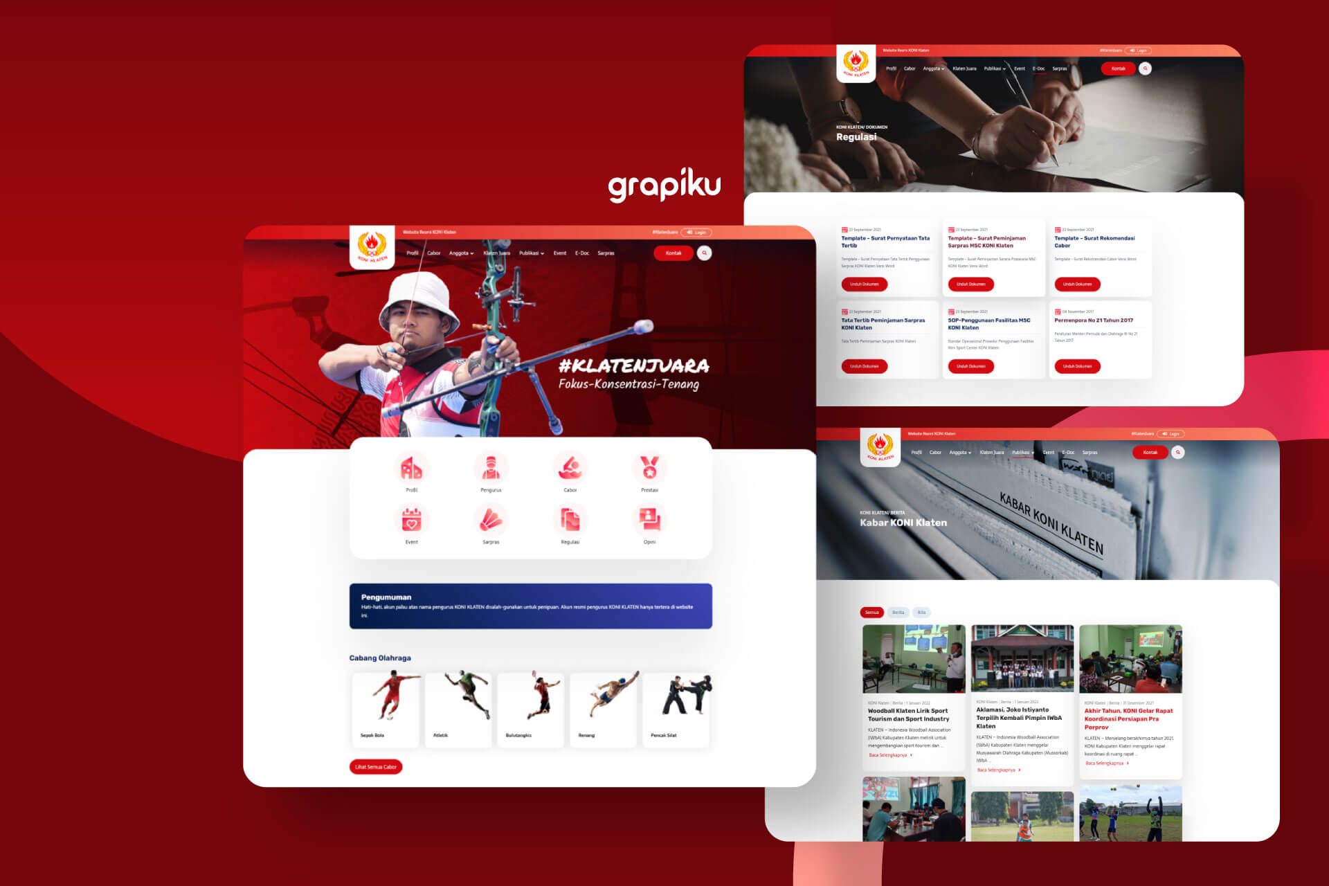 mockup-web-desktop-KONI-Klaten Tampilan Website Koni Klaten