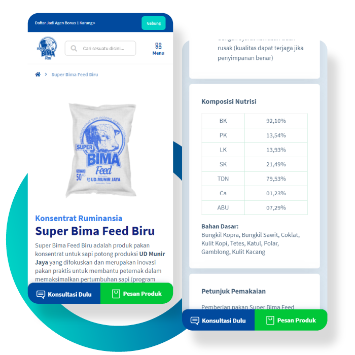 ui-laman-produk-bima-feed Fokus Pada Kebutuhan Peternak