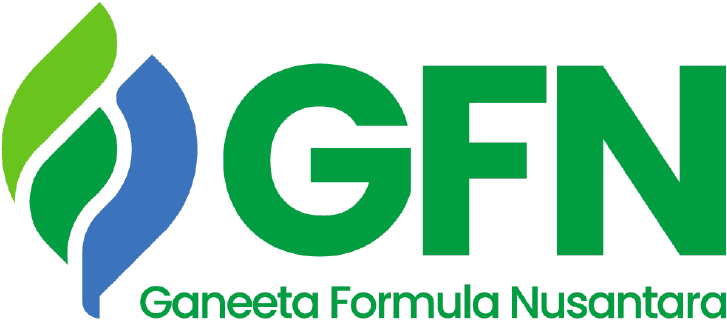 Logo brand pakan ternak Ganeeta Formula Nusantara (GFN)