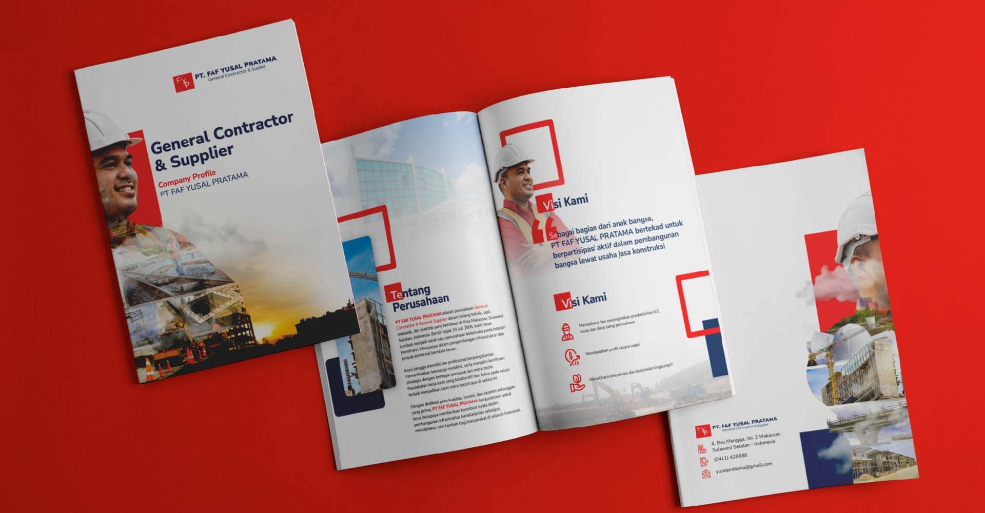 design_mockups 2 PT FAF YUSAL PRATAMA Company Profile Design Mockups PT FAF YUSAL PRATAMA 2