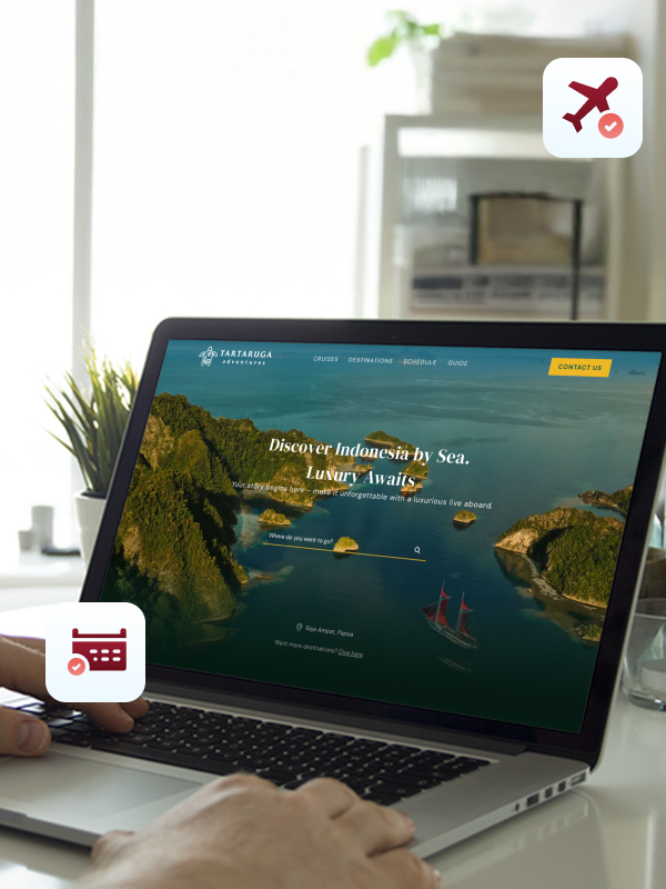 Jasa pembuatan website travel dan transportasi